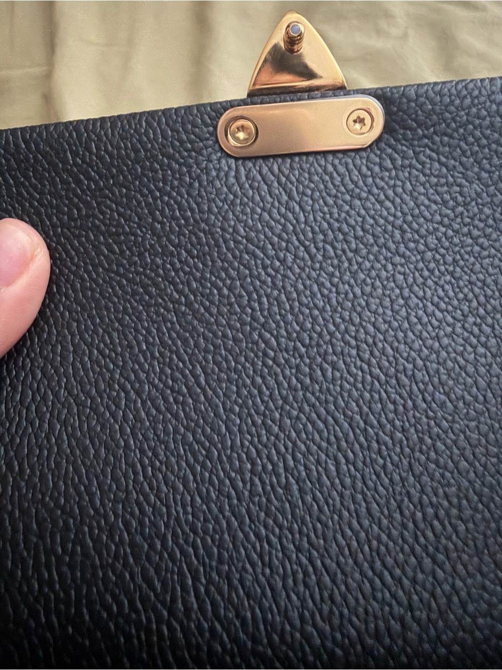Louis Vuitton Madeleine BB Black Monogram Empreinte Leather Top Handle Bag Strap - Picture 10 of 10